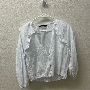 ZARA CROPPED BLOUSE